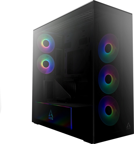 Picture of Case|ARCTIC|Xtender VG (Black)|Case product features Transparent panel|Not included|Colour Black|ACPCC00016A