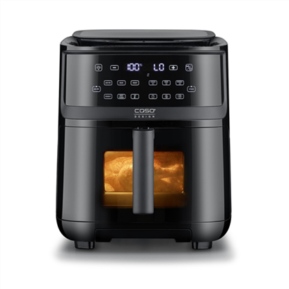 Attēls no Caso  Air Fryer with Steam Function  Steam and AirFry 700  Power 1700 W  Capacity 7 L  Black