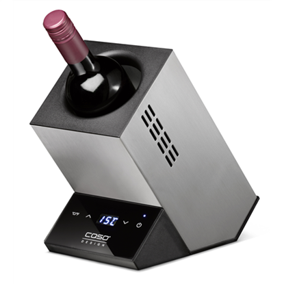 Picture of Caso Wine cooler for one bottle WineCase One Free standing  Bottles capacity 1  Inox