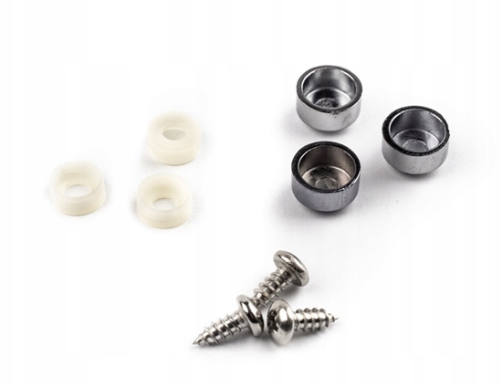 Picture of Cersanit (czci zamienne - kabiny prysznicowe) ZESTAW PLASTIKOWYCH ZALEPEK I RUB PARAWAN EASY NEW 1 I 2 SKRZYDOWEGO (S900-2620)