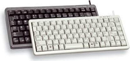 Picture of Cherry Compact keyboard, Combo (USB + PS/2) tastatūra Birojs USB + PS/2 QWERTY Pelēks