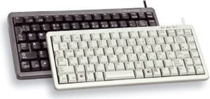 Picture of Cherry Compact keyboard, Combo (USB + PS/2), DE tastatūra Birojs USB + PS/2 QWERTY Melns