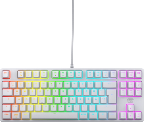 Picture of Cherry K4V2 TKL tastatūra Speļu USB QWERTZ Vācu Balts