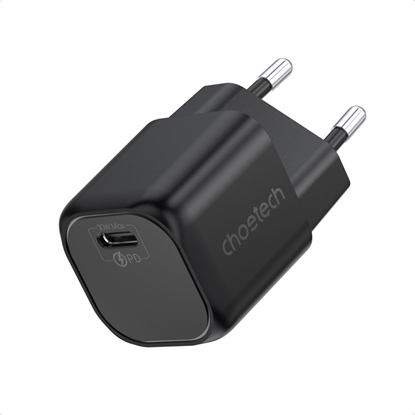 Picture of Choetech Choetech GaN USB charger Type C PD 30W black (PD5007)