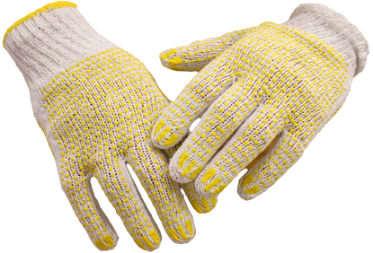 Изображение Cimdi adīti ar PVH punktējumu (divpus.)  8.izm