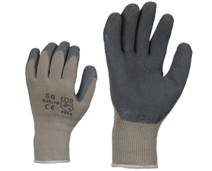 Picture of Cimdi ar neslīd. lateksu.siltie SG17  9.izm.