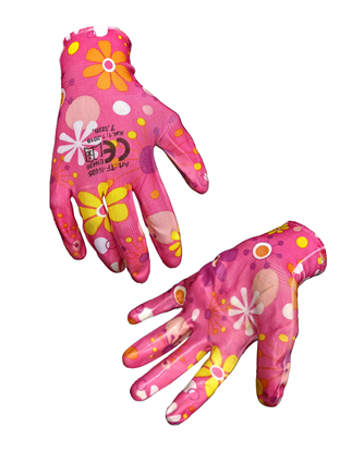 Изображение Cimdi dārza poliester ar nitrila pārkl. 7.izm. ar 