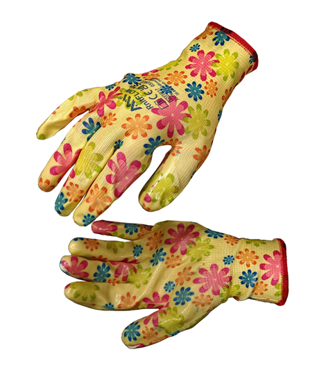 Изображение Cimdi dārza poliester ar nitrila pārkl. 8.izm. ar 