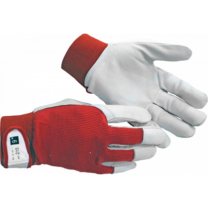 Изображение Cimdi gludas ādas ar klipsi  7 izm.