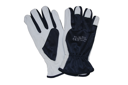 Attēls no Cimdi gludas ādas ar neilonu   8 izm.