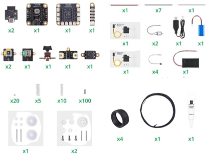 Picture of CyberBrick Beginner Hardware Kit - ZK004 - zestaw do budowy i programowania zdalnie sterowanych modeli - Bambu Lab}