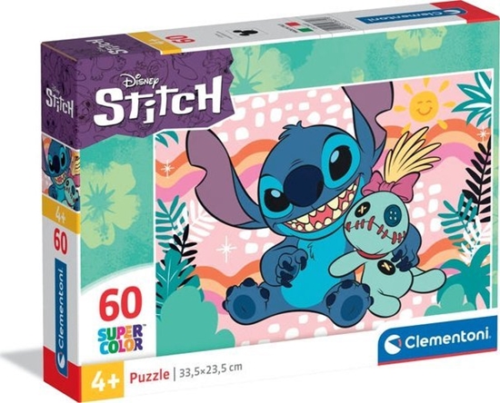 Picture of Clementoni Puzzle SuperColor Disney Stitch 60 elementów (26331)