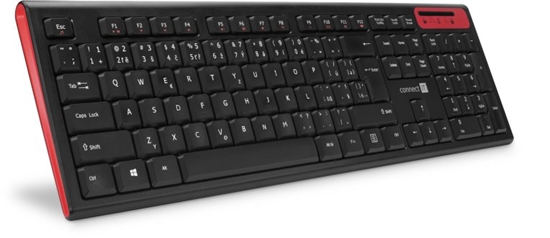 Изображение Connect IT CKB-3000-CS klawiatura Uniwersalne RF Wireless Czarny, Czerwony