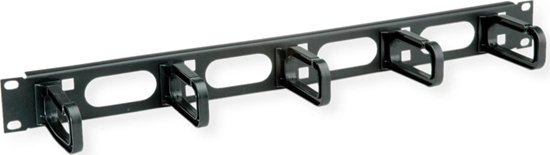 Picture of Conteg 19"-Kabelführung 1 HE mit 5 Kabelösen 40 x 80 mm