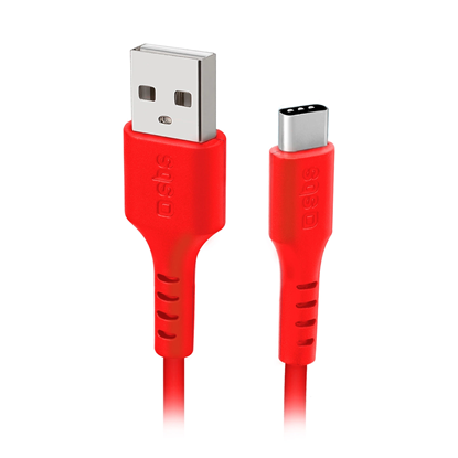Attēls no Data cable USB 2.0 - Type-C Red