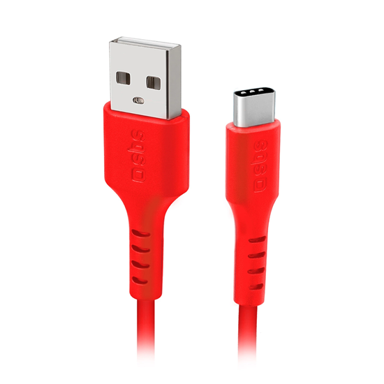 Picture of Data cable USB 2.0 - Type-C Red