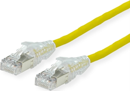 Attēls no Dätwyler DÄTWYLER Patchkabel Kat.6A (Class EA) S/FTP, CU 7702 flex LSOH, AMP v2, gelb, 1 m