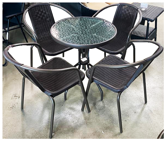 Picture of Dārza komplekts, galds un 4 krēsli