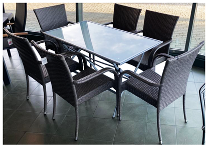 Picture of Dārza komplekts, galds un 6 krēsli