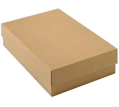 Attēls no Dāvanu kaste no divām daļām, 350 x 240 x 85 mm, brūna