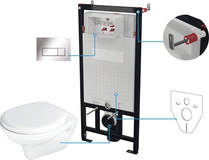 Attēls no Deante Zestaw WC podtynkowy 6 w 1