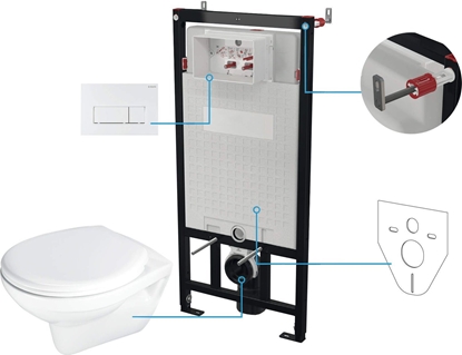 Attēls no Deante Zestaw WC podtynkowy 6 w 1