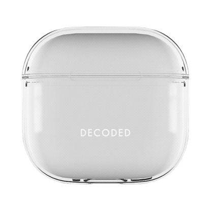 Attēls no Decoded Silicone Aircase for AirPods 4 - Transpare