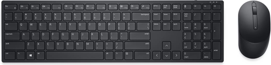 Picture of DELL PRO KEYBOARD AND MOUSE - KM5221W - US INTERNATIONAL (QWERTY) - BLACK - (RTL BOX)