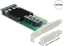 Picture of Delock PCI Express x16 Card to 8 x internal SFF-8643 NVMe - Low Profile Form Factor