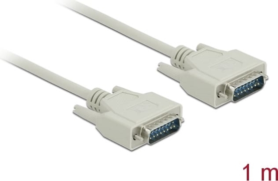 Picture of Delock Serial Cable D-Sub15 male to male 1 m