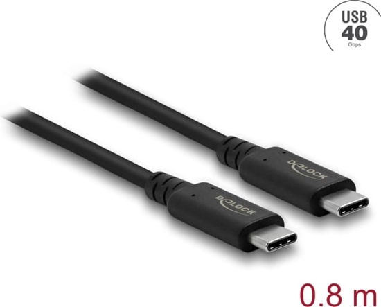 Picture of Delock USB4™ 40 Gbps Coaxial Cable 0.8 m
