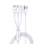 Изображение Devia cable Smart 3in1 USB - Lightning + USB-C + m
