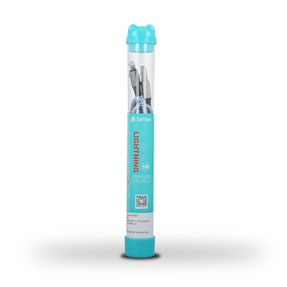 Attēls no Devia cable Vogue USB - Lightning 1,0 m 2,4A tube 