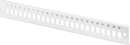 Изображение Digitus Fiber Optic Splice Box Front Panel, quick lock, 24x LC DX, SC SX, E2000 SX