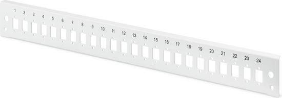Изображение Digitus Fiber Optic Splice Box Front Panel, quick lock, 24x LC DX, SC SX, E2000 SX