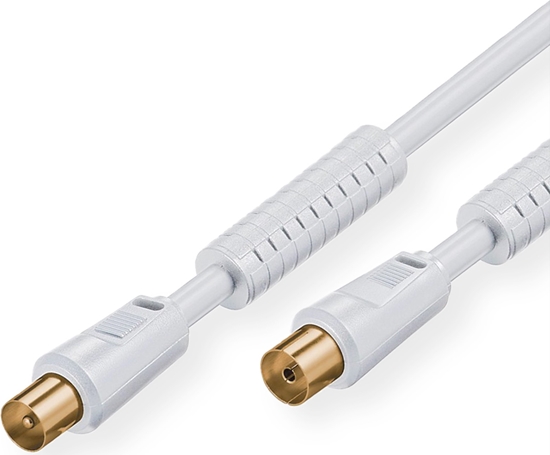 Picture of Divers Antenna Cable, M - F, white, 1.5 m