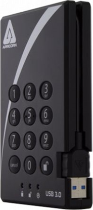 Picture of Dysk zewntrzny HDD Apricorn Aegis Padlock 2TB Czarny (A25-3PL256-2000)