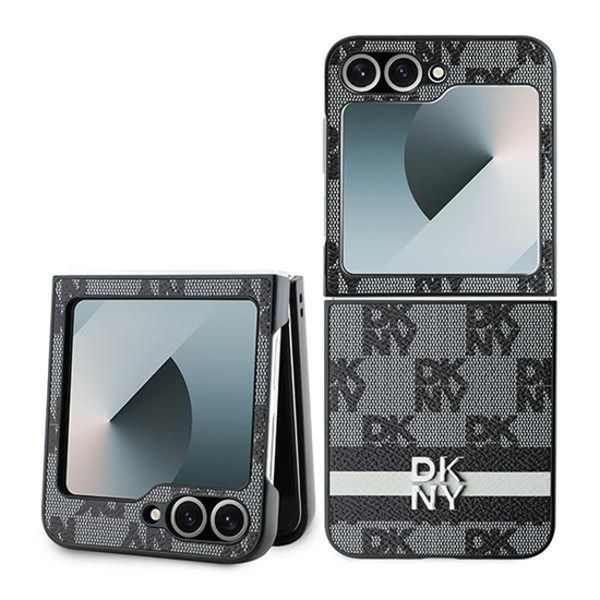 Изображение DKNY Checkered Pattern Printed Stripes case for Sa