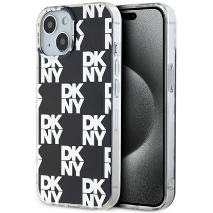 Изображение DKNY IML Checkered Mono Pattern case for iPhone 15