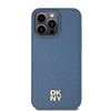 Picture of DKNY DKNY Leather Pattern Metal Logo MagSafe Case for iPhone 15/14/13 - Blue