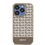 Picture of DKNY DKNY Leather Printed Pattern Metal Logo MagSafe Case for iPhone 15/14/13 - Brown