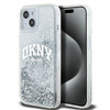 Picture of DKNY DKNY Liquid Glitter Big Logo case for iPhone 15 / 14 / 13 - white
