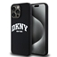 Изображение DKNY DKNY Liquid Silicone White Printed Logo MagSafe iPhone 14 Pro Max Case - Black