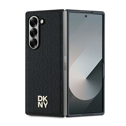 Attēls no DKNY DKNY Repeat Pattern Stack Logo Case for Samsung Galaxy Z Fold6 - Black