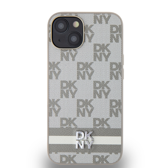 Picture of DKNY PU Leather Checkered Pattern and Stripe Case 