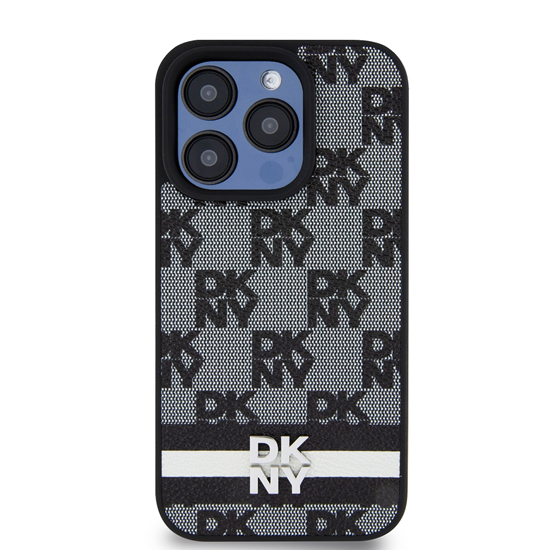 Picture of DKNY PU Leather Checkered Pattern and Stripe Case 