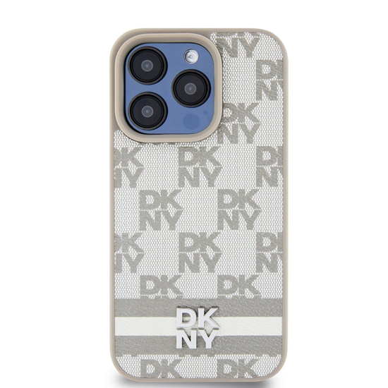 Picture of DKNY PU Leather Checkered Pattern and Stripe Case 
