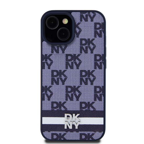 Picture of DKNY PU Leather Checkered Pattern and Stripe Case 