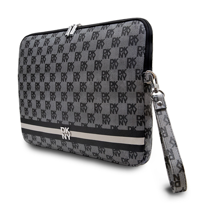 Изображение DKNY PU Leather Checkered Pattern and Stripe Lapto