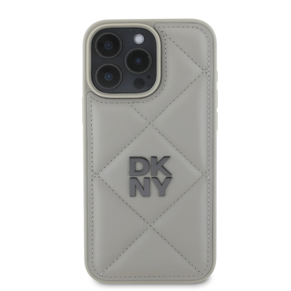 Attēls no DKNY PU Leather Quilted Stack Logo Case for iPhone